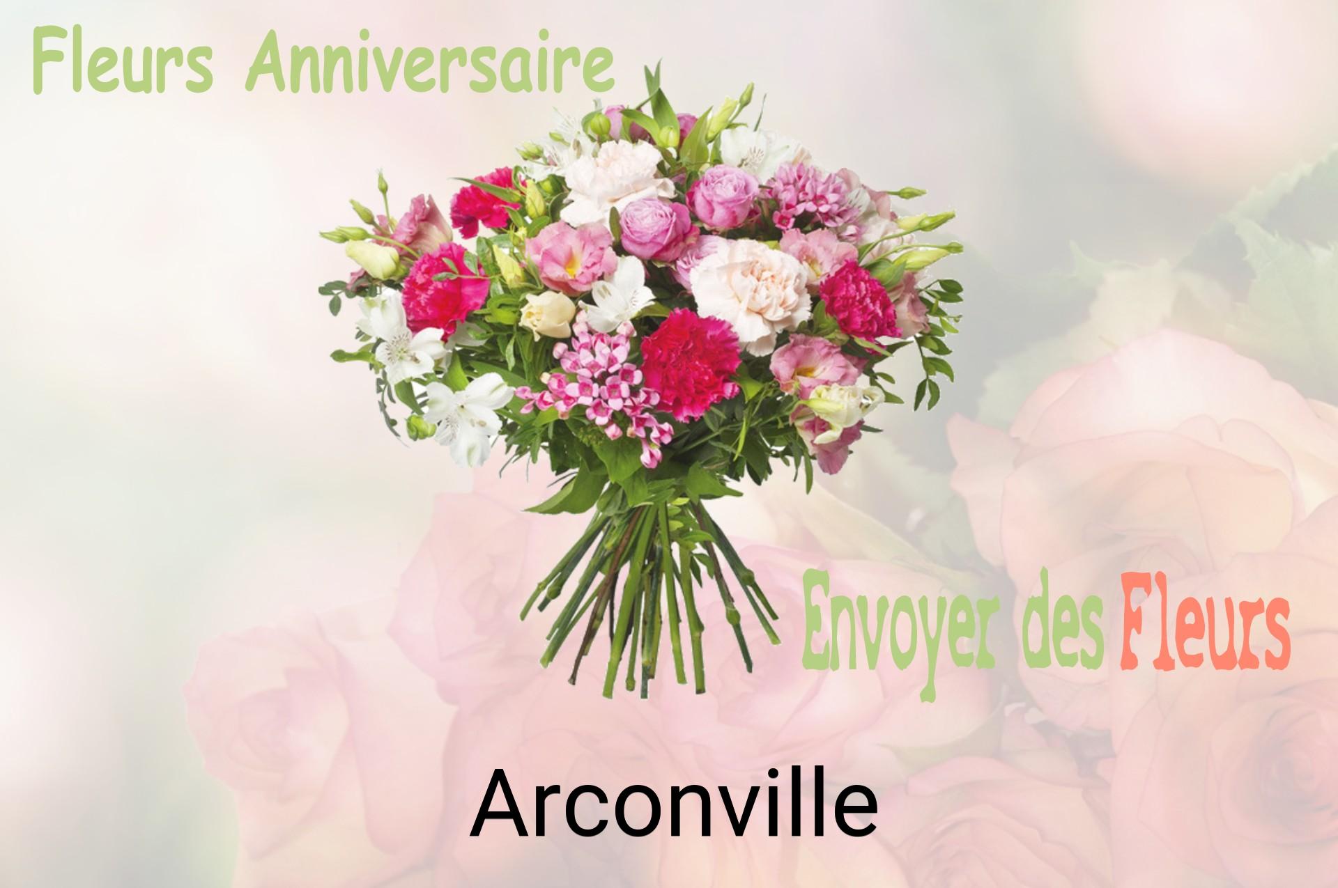 Bouquet de fleurs d’anniversaire livré à Arconville