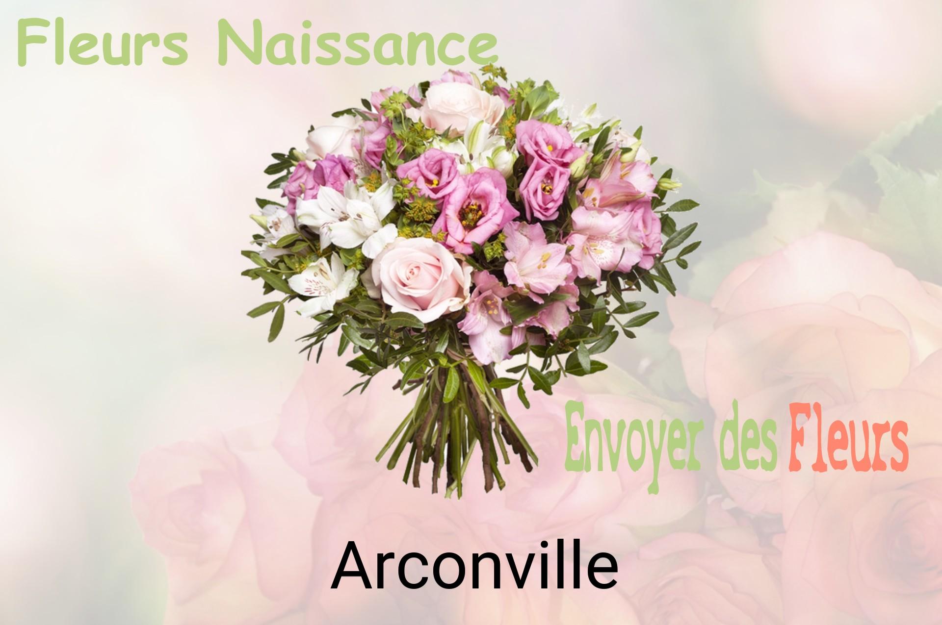 Bouquet de fleurs de naissance livré à Arconville